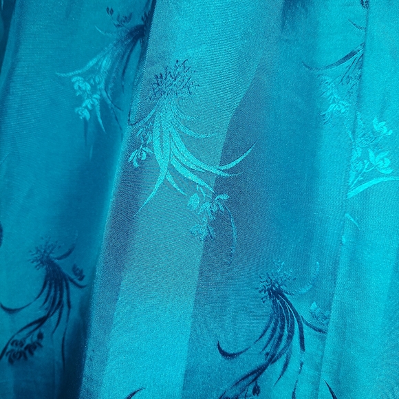 Silk Vintage Hong Kong Kimono Robe BURNING MAN FESTIVAL - Picture 10 of 11